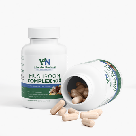 Mushroom Complex 10 X Potent Medicinal Mushroom Supplement