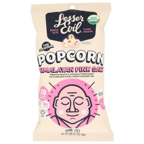 Himalayan Pink Salt Buddha Bowl Small Snack 0.88oz LESSER EVIL