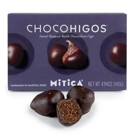 Dark Chocolate 56% Hand-Dipped Figs 140G Mitica