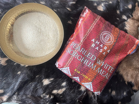 Sorghum Meal Organic Gluten-Free Whole Grain Jowar 6lbs Ahara Rasa