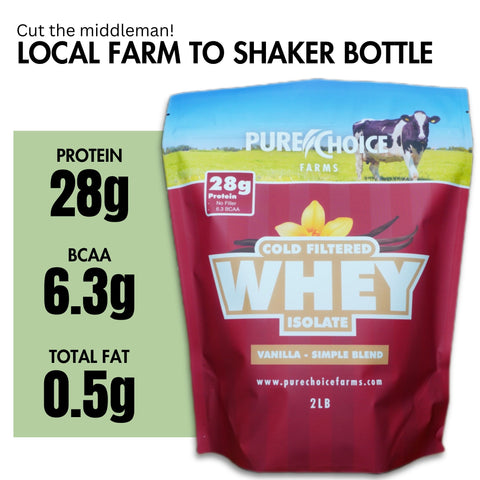 Whey Protein Isolate Organic Vanilla 3 Ingredient Whey Protein Isolate
