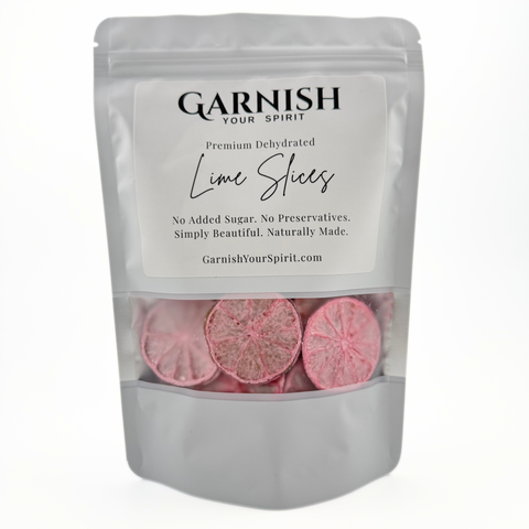 Pink Luster Dust Decorative Dried Lime Garnish Sparkle