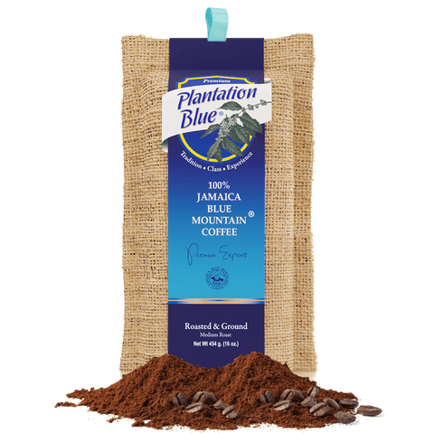 Plantation Blue® Jamaica Blue Mountain Coffee (16 oz - roasted and ground)