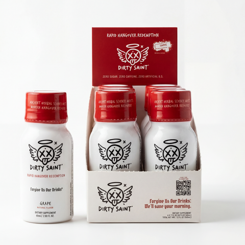Rapid Hangover Recovery Shot Natural Grape Flavor