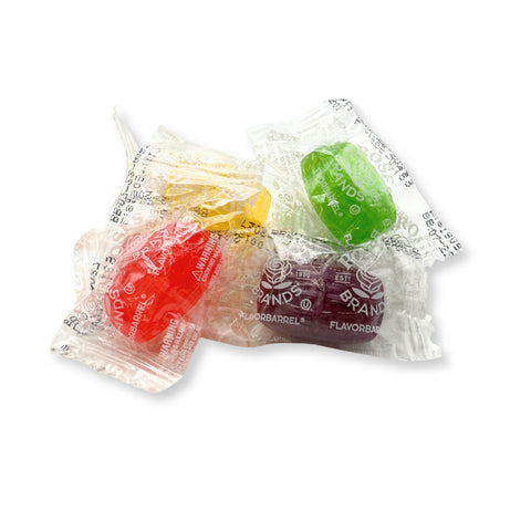 Assorted Flavor Barrels Hard Candy Bulk Value Bag Roses Brands