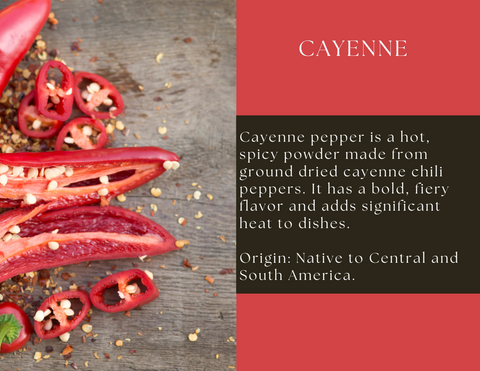 Cayenne Pepper Glass Jar Spice