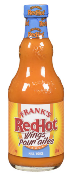 Frank's Redhot Wing Sauce Mild 354 ml