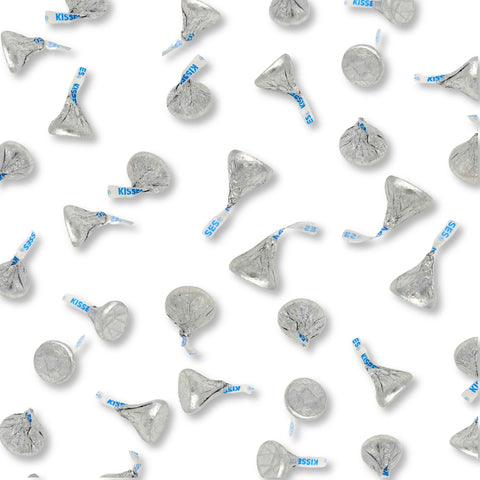 Hershey's Kisses Silver Foils Milk Chocolate Bulk Value Bag