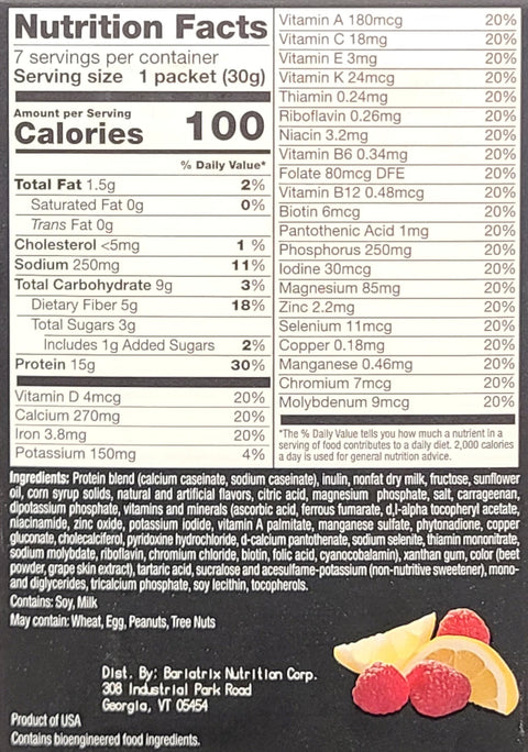 Lemon Raspberry Protein Shake 15g Protein Proti-Max