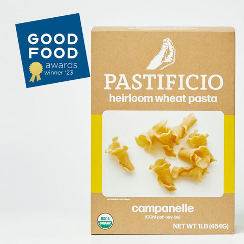 Campanelle Heirloom Wheat Craft Pasta 6 Boxes x 16oz Pastificio Boulder