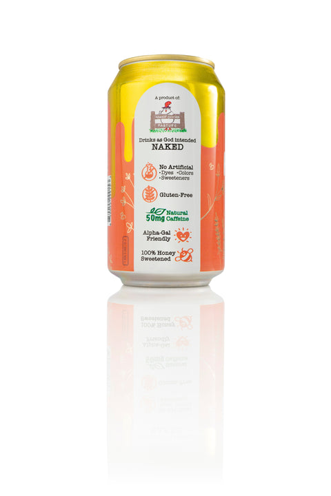 Bee Vitalized Sparkling Honey Sweetened Peach Tea