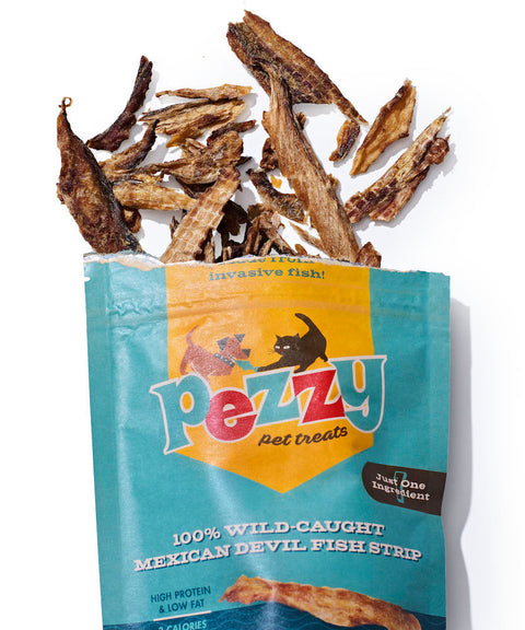 Devil Fish Strips Single Ingredient Treats Pezzy Pets