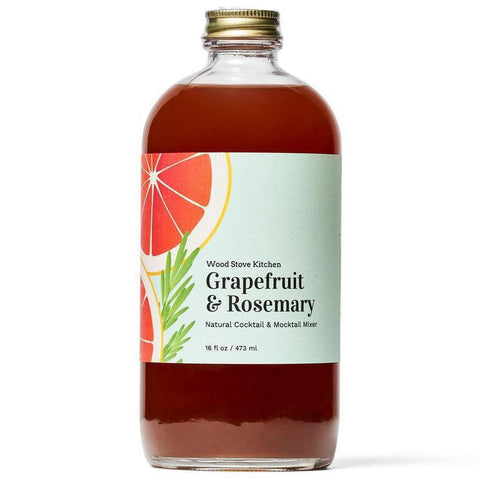 Grapefruit & Rosemary Cocktail Mixer 16OZ Wood Stove Kitchen