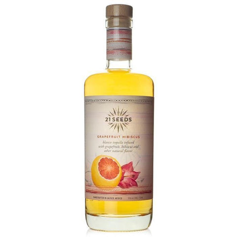 Grapefruit Hibiscus Infused Tequila 750ML 21 Seeds