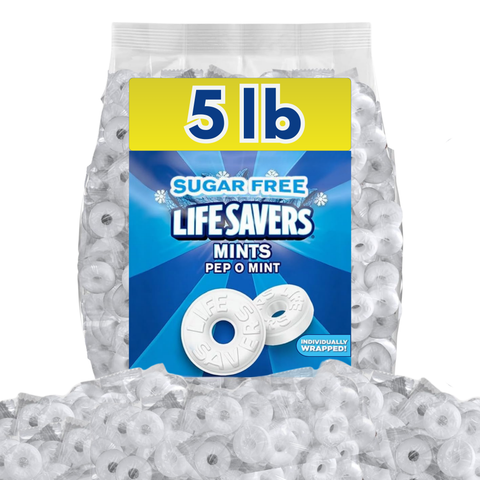 Life Savers Sugar Free Pep O Mint Bulk Value Bag Mints