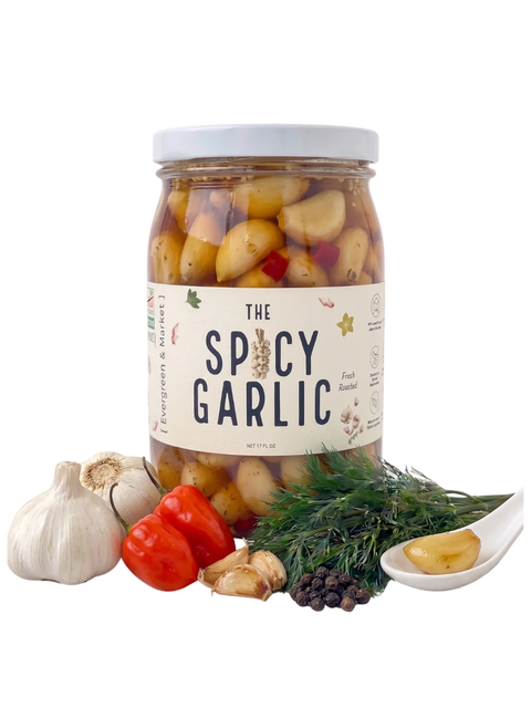 Spicy Pickled Garlic Bold Flavor Pickles The Spicy Garlic