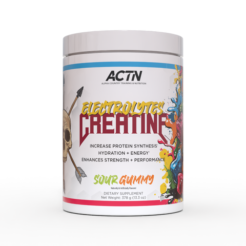 Creatine & Electrolytes Powder Strawberry Flavor Supplement