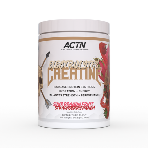 Creatine & Electrolytes Powder Strawberry Flavor Supplement