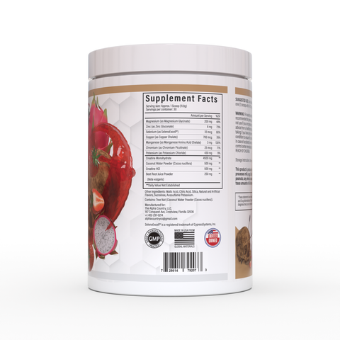 Creatine & Electrolytes Powder Strawberry Flavor Supplement