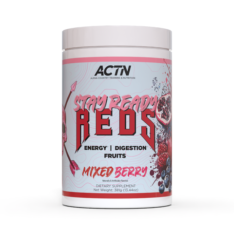 STAY READY Reds Herbal Supplement Mixed Berry Blend Alpha Country Training + Nutrition