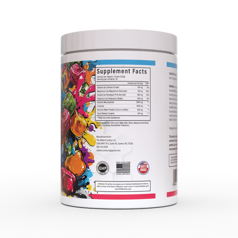 Creatine & Electrolytes Powder Strawberry Flavor Supplement