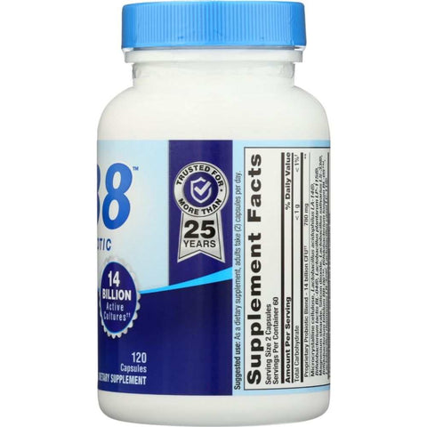 PB8 Original Formula Probiotic Acidophilus Supplement 120 Capsules NUTRITION NOW