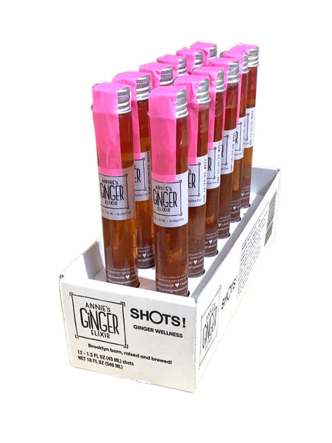 Ginger Elixirs Organic Gut Health + Immunity Boost Elixir Shot Annie's