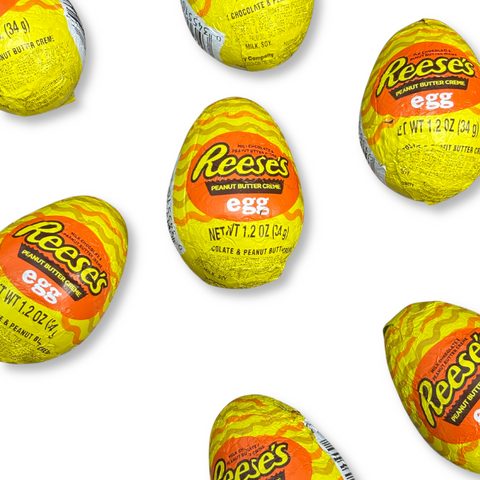 Reese's Peanut Butter Creme Rich Milk Chocolate Egg Candy Bulk Value Bag