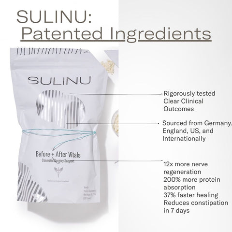 Before + After Vitals Vanilla Surgery Nutrition Powder NutriSurgical