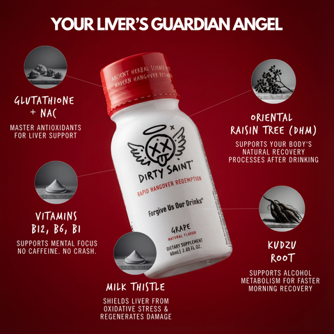 Rapid Hangover Recovery Shot Natural Grape Flavor