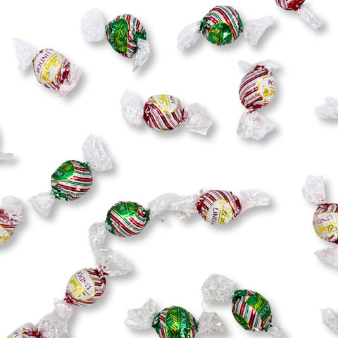 Lindt LINDOR Peppermint Assorted Chocolate Truffles – Bulk Value Bag