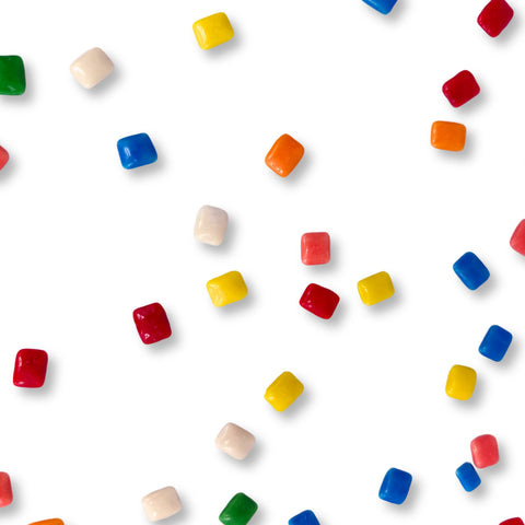 Mini Chiclets Assorted Fruit Flavors Chewing Gum Double Bubble