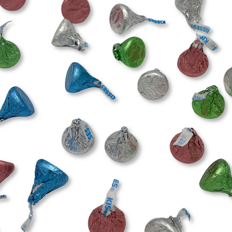 Hershey's Kisses Easter Foils Milk Chocolate Bulk Value Bag
