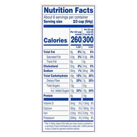 Kroger Oats Raisins Almonds & Honey Granola 14 oz