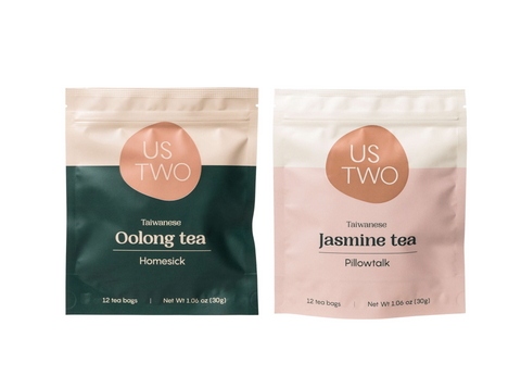 Jasmine Tea and Oolong Tea Afternoon Tea Bundle Us Two Tea