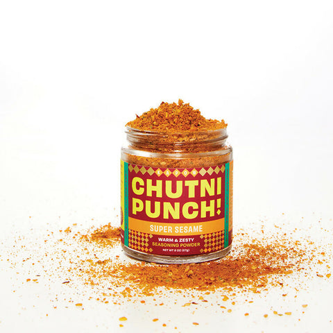 Chutni Punch Super Sesame Warm & Zesty Seasoning Powder 12 jars x 2 oz case