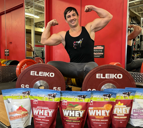 Whey Protein Isolate Cold Filtered Flight Pack Pure Choice Farms