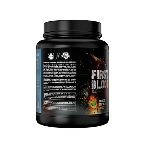 Panda Supps X Merica Labs Collab First Blood  Pre Workout