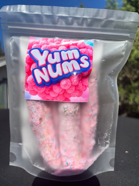 Freeze-Dried Crunchy Fruit Roll-Up Candy Shapow Sticks by YumNums Candy