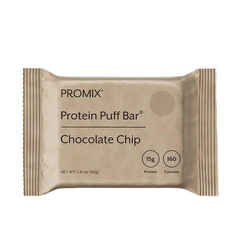 Protein Puff Bars Chocolate Chip 1.4OZ Promix Nutrition