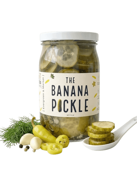 Banana Peppers Garlic Balanced Pickle The Banana Pickle