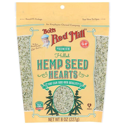 Hulled Hemp Seed Hearts 8 oz Nutritional Seeds BOB'S RED MILL