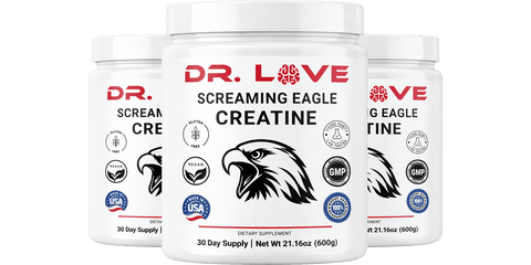 Pure Creatine Monohydrate 600g Supplement Dr. Love