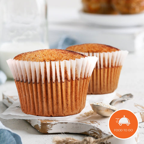 Carbolicious Cinnamon Muffin Low-Carb Sugar-Free - 6 Pack - Only 3g Carbs per Muffin