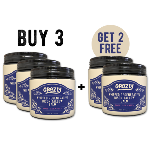 Whipped Bison Tallow & Manuka Honey Moisturizing Balm