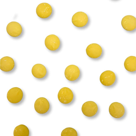 Yellow Vanilla-Flavored Candy Coating Bulk Melting Wafers Merckens