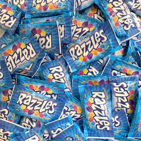 Razzles Assorted Fruit Flavors Original Candy Gum Bulk Value Bag