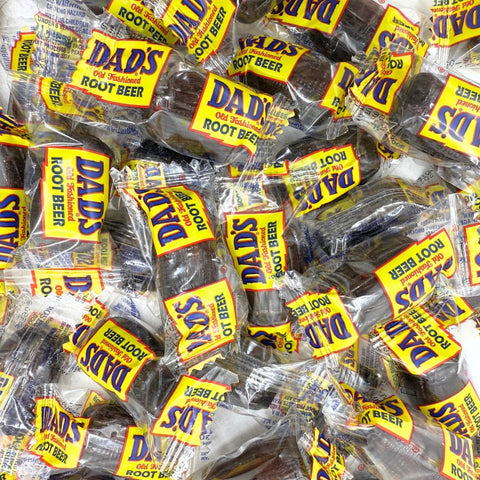 Dad’s Root Beer Hard Candy Classic Barrel-Shaped Individually Wrapped Bulk Value Bag