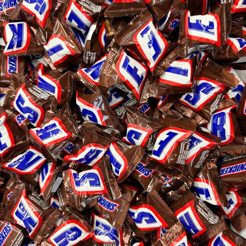 Snickers Chocolate Candy Bar – Mini Size, Bulk Value Bag