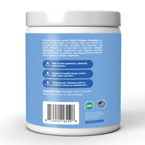Multi Collagen Complex Plus Vitamin C Hyaluronic Acid Probiotics